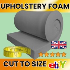 HIGH DENSITY UPHOLSTERY FOAM SHEET / CUT TO SIZE - SUPPORT COMFORT FIRM FOAM