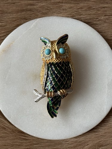 Vintage orlan owl 22ct - owl,