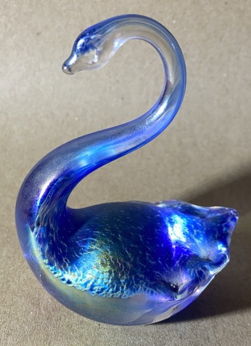 Heron glass iridescent - glass,