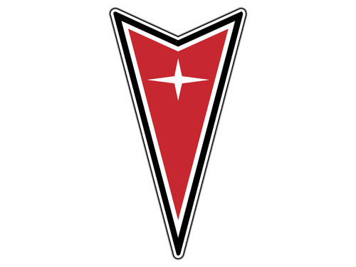 Pontiac logo sticker - #1,