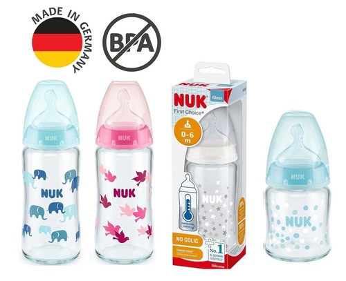 Nuk glass bottle first choice - glass,