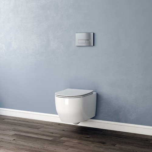 Bathroom rimless wall hung - rimless,