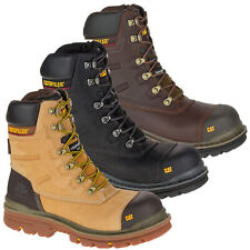Mens Caterpillar Premier 8 WR TX Composite Toe/Midsole Work Boots Sizes 6 to 12