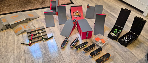 Fingerboard skate park - fingerboard, set