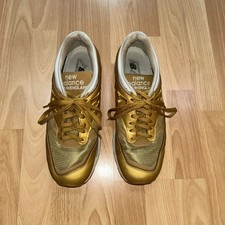 New Balance 1500 Made in England UK10/US10.5 Gold Colour Leather  Trainers