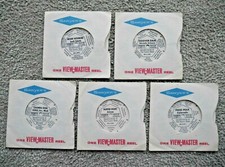 5 RARE VIEWMASTER RP-A REELS ON USA ARIZONA COLORADO HOOVER DAM ETC J278