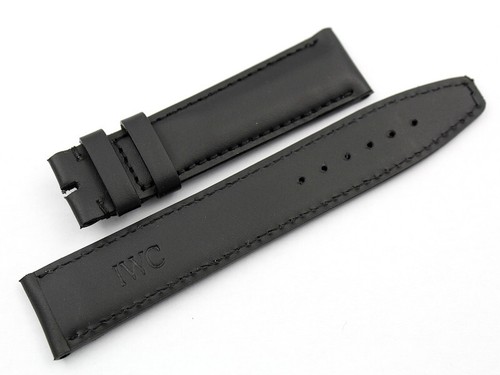 Iwc genuine black leather - iwc,