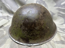 Original WW2 British / Canadian Army Mk3 Turtle Helmet & Liner