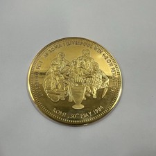 Liverpool 5 Times European Champions Football Medal/Coin Draw A
