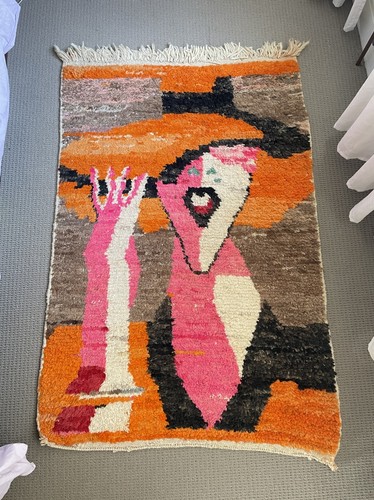 Moroccan rug wool - moroccan,