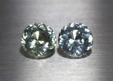 8.08 Cts " 100 % Natural UNTREATED Topaz_9.5 MM Round Pair "