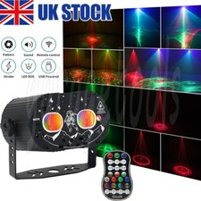 1024 Patterns Laser Projector Stage Light LED RGB Party KTV Club USB Disco Light