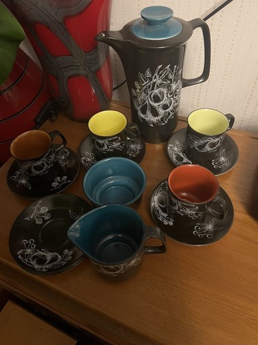 Vintage crown devon harlequin - vintage,