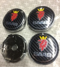 4x Saab Alloy Wheel Hub Centre