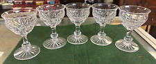 Set Of Five Tudor Crystal