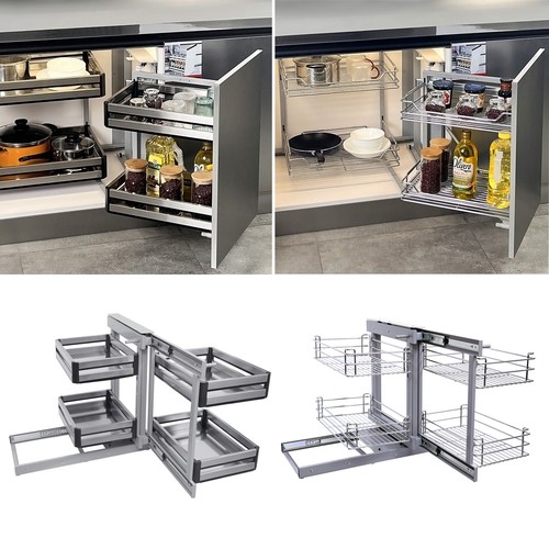 Pull out cabinet corner blind - out,