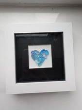 Shades Of Blue Sea Glass Beads