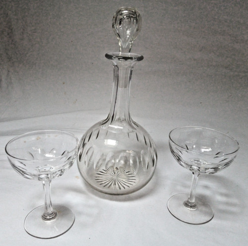 Antique victorian decanter - antique,