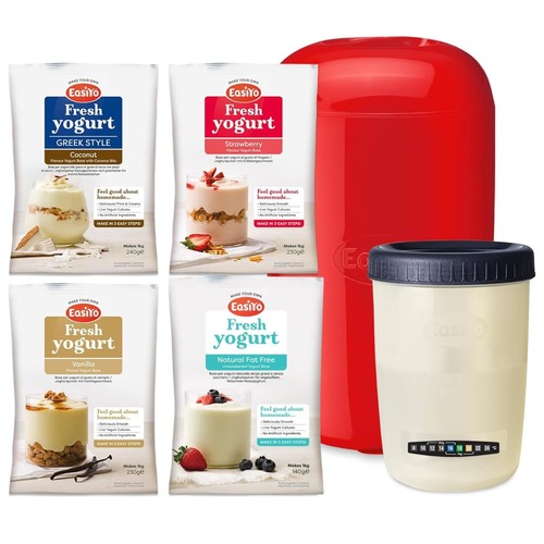 Easiyo red yoghurt maker - yoghurt,