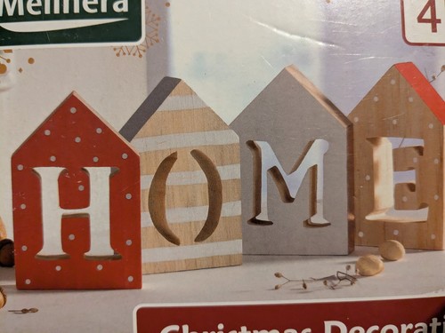 Wooden letters spelling home - spelling,