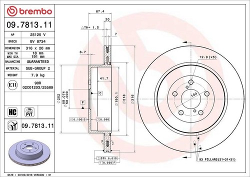 Brake discs subaru - subaru, impreza