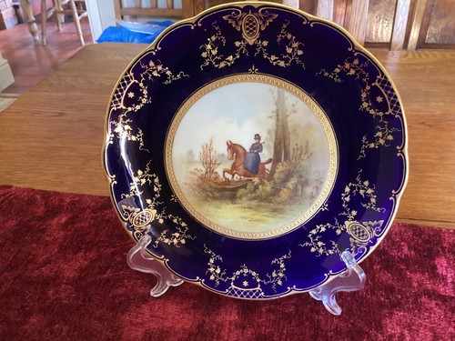 Coalport hunting scene - scene, cabinet