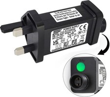 31V 6W Fairy Lights Power Supply Transformer Power Adaptor Plug Timer 8 function