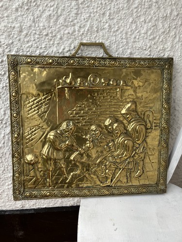 Vintage embossed brass - vintage,