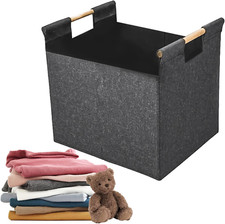 Carrier Bag Wood Holder Felt Storage Basket Fireplace Log Tote Outdoor Carrying