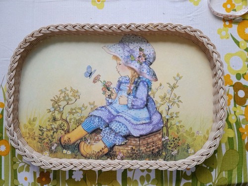 Vintage tray holly hobby - tray.,