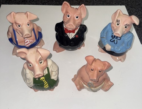 Full set natwest pigs - full,