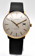 Garrard gold plated gents quartz watch