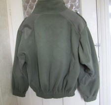 Vintage Military Fleece Jacket Waist Length Believed  NATO Issue -Fair/Good