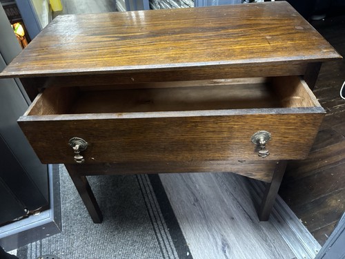 Antique oak small - small, low