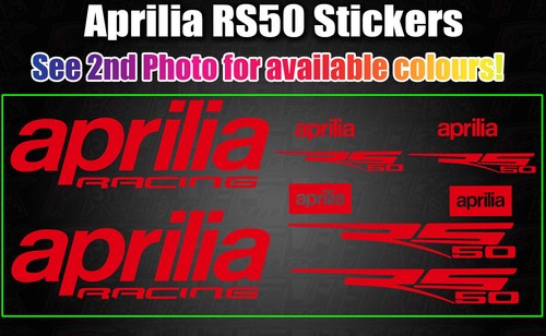Aprilia rs50 decals stickers - aprilia,