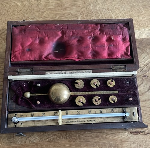 Antique hydrometer set - set, buss