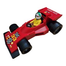 Vintage 1975 Fisher Price 308 Red Adventure People #33 Indy Race Car and Driver