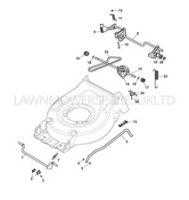 GENUINE MOUNTFIELD SP45 PETROL LAWNMOWER (2020-2022) HEIGHT ADJUSTING  PARTS