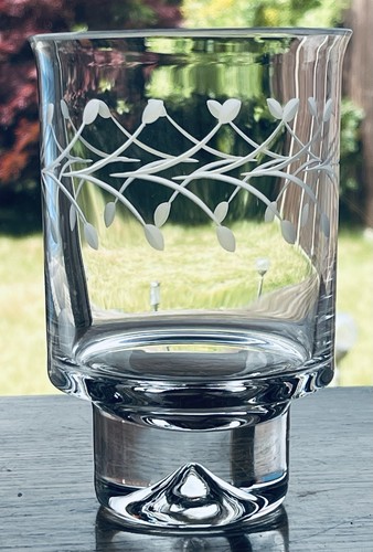 Blown glass vase candle holder - vase,