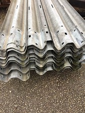 Motorway Crash Barriers Very Good Quality Galvanised Reclaimed Armco Fencing