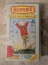 Rupert And The Butterflies (PAL, VHS Video Tape) -freepostage