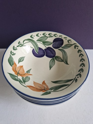 Staffordshire tableware plums - staffordshire,