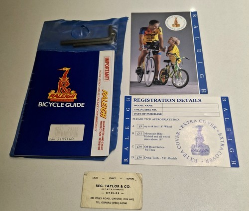 Vintage raleigh bike guide - vintage,