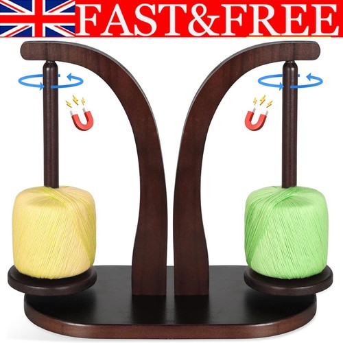 Wooden yarn holder symmetrical - wooden,