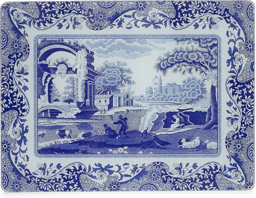 Blue italian glass - blue,