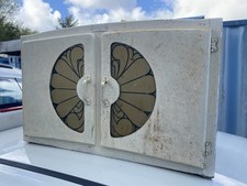 Inquest Vintage Kitchen Wall Cabinet Rare Retro Mid Century With Windows