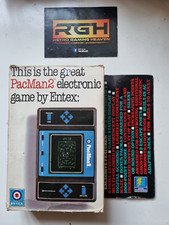 PACMAN 2 HANDHELD ELECTRONIC GAME BY ENTEX BOXED WITH INSTRUCTIONS TESTED