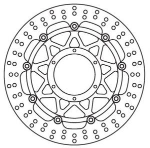 Front brake disc - front,