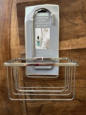 Chrome Wire Storage Basket