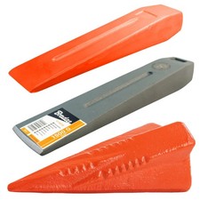 Log Splitter Wedge Heavy Duty Forge-Tempered Steel Wood Splitting Tool Firewood